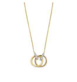 Halsketting 18kt briljant